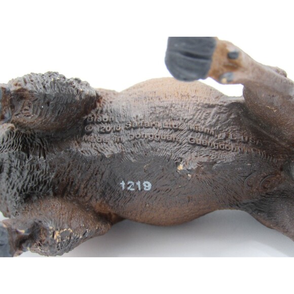 Safari Ltd Brown Buffalo Bison 2018 Animal Figure Realistic Toy Figurine - Picture 7 of 16